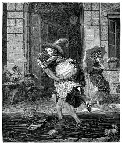 1885年、嵐の通過。 作： Garnier