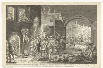 バルトロメウスナハト、1572 年 作： Gaspar Bouttats