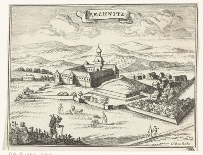レヒニッツの眺め オーストリア、ハンガリー、バルカン半島の地形図（連載タイトル） Oostenryck (ser 作： Gaspar Bouttats