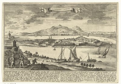 シェンケンシャンの眺め オランダ共和国の都市と集落 (シリーズ タイトル) Thooneel der Steden ende Sterckten van 