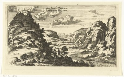 タボル山とキリストの変容の眺め 中東の地形図（連載タイトル） 作： Gaspar Bouttats