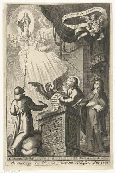 聖母マリアが天国に連れて行かれる Historia divina y vida de la Virgen maria (オブジェクトのタイトル) 作： Gaspar Bouttats