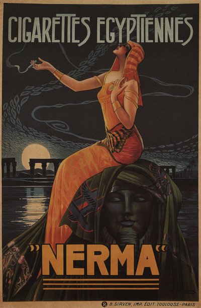 エジプトのタバコNerma、1924 作： Gaspar Camps