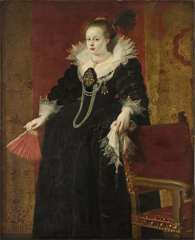 オーストリアのアン、マティアス皇帝の配偶者、1615年頃 作： Gaspar De Crayer
