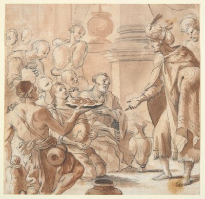小麦を配るヨセフ 作： Gaspar De Crayer