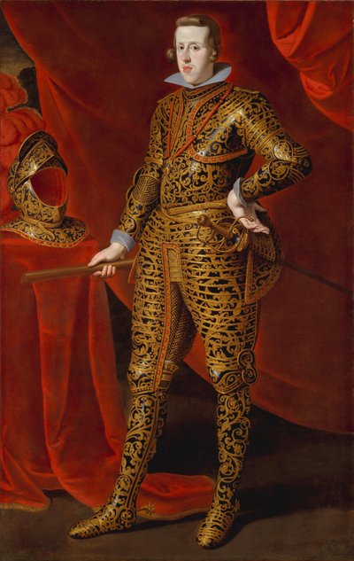 1628年頃、パレードアーマーのフィリップ4世（1605〜1665年） 作： Gaspar De Crayer