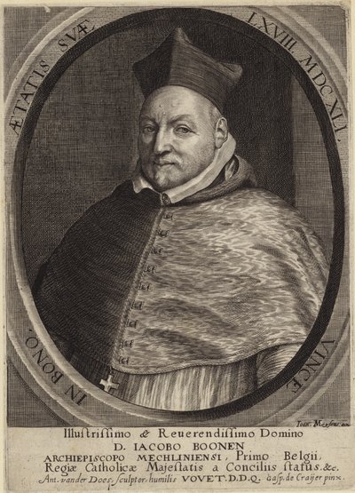 ジェイコブ・ブーネンの肖像 作： Gaspar De Crayer