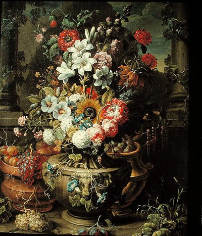 静物（油彩・キャンバス） 作： Gaspar Pieter II Verbruggen