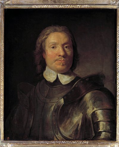 イングランド護民官オリヴィエ・クロムウェル（1599-1658）の肖像 オリヴィエ・クロムウェルは、第一次イングランド革命（1641-1649）に参加した人物です ガスパール・ド・クレイエル（1584-1669）の絵画 日0.67×0.58メートル 作： Gaspar de (after) Crayer