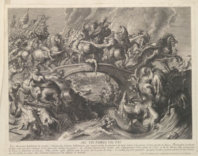 アマゾネスとの戦い Sic Victoria Victis (オブジェクトのタイトル) 作： Gaspard Duchange (attributed to)