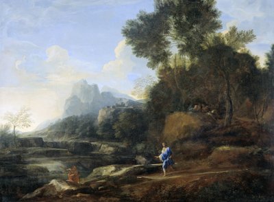 イタリアの風景 作： Gaspard Dughet