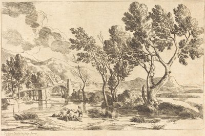 ローマの風景 作： Gaspard Dughet