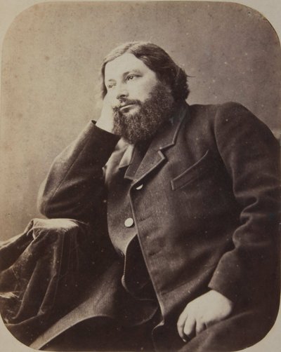 ギュスターヴクールベ、1866年頃。 作： Nadar