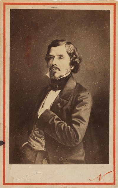 ウジェーヌ・ドラクロワの肖像 1798-1863, 1858. 作： Gaspard Félix Nadar