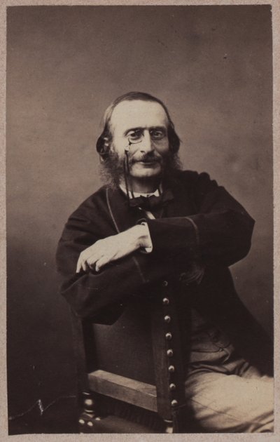ジャック・オッフェンバッハの肖像 1819-1880 年、1860 年頃。 作： Gaspard Félix Nadar