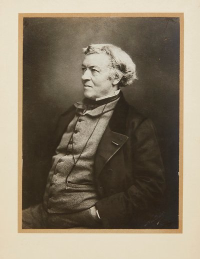 ジャン＝バティスト・カミーユ・コローの肖像 1796-1875 年、1860 年頃。 作： Gaspard Félix Nadar