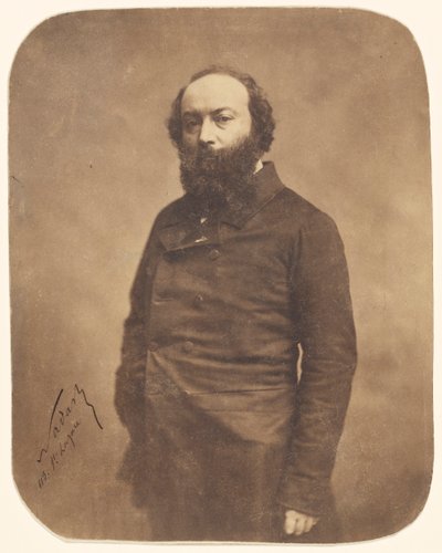 テオドール・ルソーの肖像 1812-1867, 1855-1859. 作： Gaspard Félix Nadar
