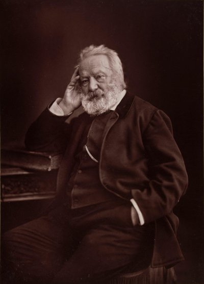 ヴィクトル ユーゴーの肖像 1802 ～ 1885 年、1878 年。 作： Gaspard Félix Nadar
