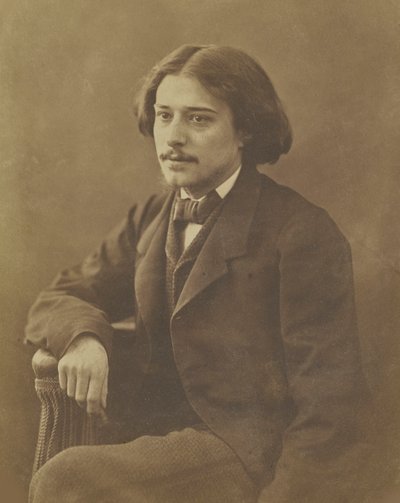 作者アルフォンス・ドーデの肖像 1840-1897 年、1860 年頃。 作： Gaspard Félix Nadar