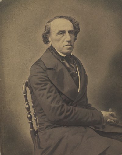 作曲家ジャコモ・マイヤーベーアの肖像 1791-1864, 1853-1854. 作： Gaspard Félix Nadar