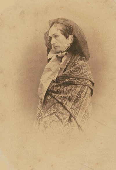 オペラ歌手 Rosine Stoltz 1815-1903、1855-1859 の肖像。 作： Gaspard Félix Nadar