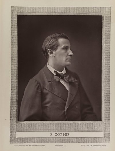 詩人フランソワ・コペの肖像 1842-1908年、c. 1875年。 作： Gaspard Félix Nadar