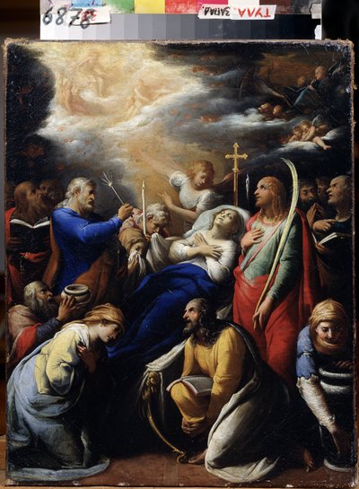 「La mort de la Vierge」（処女の死） ガスパール・ガイリウス作（17世紀） 1612年 トゥーラ州立美術館 作： Gaspard Gailius