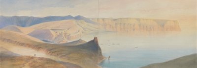 アイア岬とバラクラバ湾、1854 年 作： Gaspard Le Marchant Tupper
