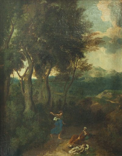 ハガルとイシュマエル 作： Gaspard Poussin Dughet
