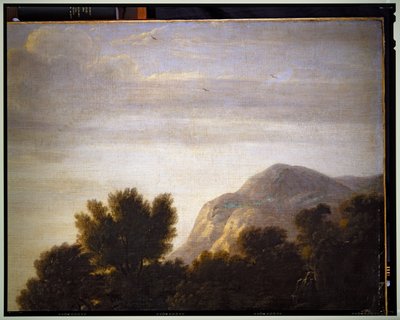 イタリアの風景、詳細、未定 作： Gaspard Poussin Dughet