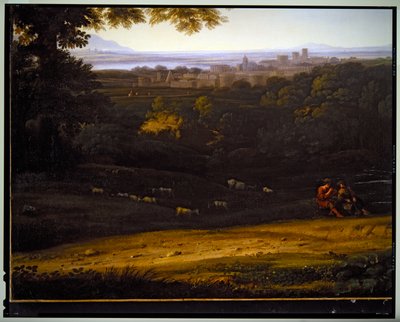 イタリアの牧歌的な風景、未定 作： Gaspard Poussin Dughet