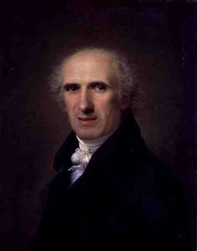 アントニオ・カノーヴァ（1757-1822）の肖像（油彩・キャンバス 作： Gaspare Landi