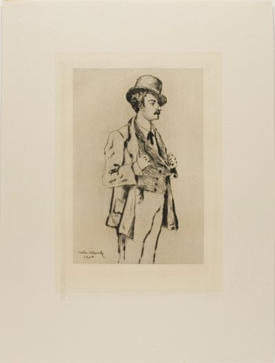 若い男の肖像 作： Gaston La Touche