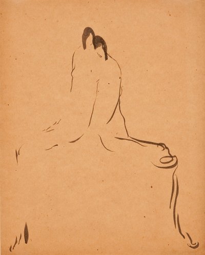 2 つの図、c。 1908年。 作： Gaston Lachaise