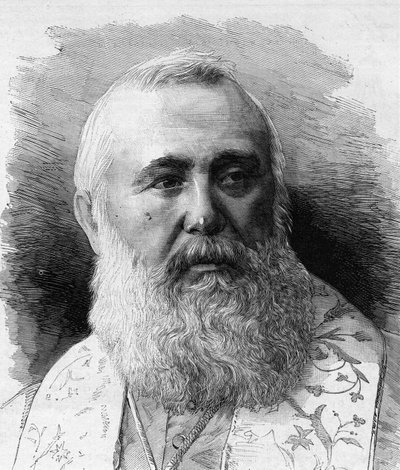 Charles Lavigerie (1825-1892) アルジェのアルシュベク、アフリカの枢機卿。1882年8月5日付「Le Monde Illustré」第1323号に掲載されたM.G.Vuillierによるエングレーヴィング。 作： Gaston Vuillier