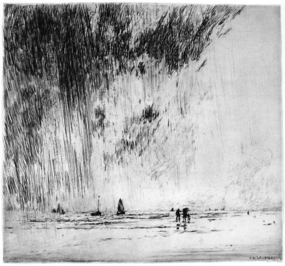 雨、1880-1940 1924 作： Gaston de Latenay