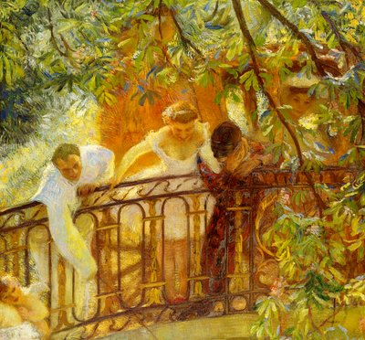 待機中のキャリッジ、 作： Gaston de Latouche