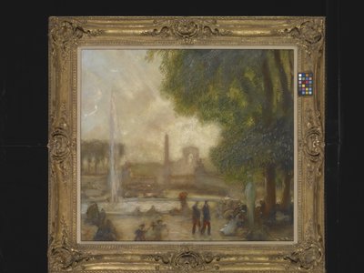 A piscina das Tulherias (óleo sobre tela) 作： Gaston de Latouche