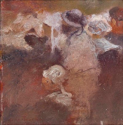 ブルターニュの人物のスケッチ 作： Gaston de la Touche
