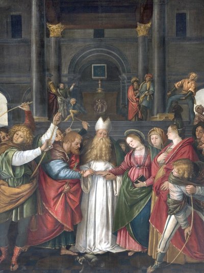 聖母の結婚、1525年頃 作： Gaudenzio Ferrari