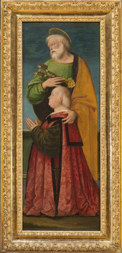 聖ペテロと寄贈者、1517〜18年頃 作： Gaudenzio Ferrari