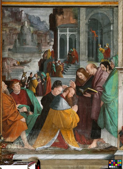 ローマのマルセイユ公の洗礼 作： Gaudenzio Ferrari