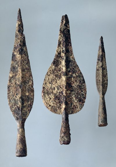 ランスとジャベリンヘッズ、紀元前475〜300年（ブロンズ） 作： Gaulish