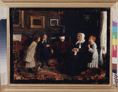 コリン・メイラード。 Gavriil Fyodorovich Rybakov (1859-?) による絵画、キャンバスに油彩、1880 年頃。19 世紀のロシアの芸術。 国立ロシア美術館、サンクトペテルブルク。 作： Gavriil Fyodorovich Rybakov