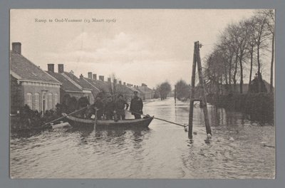 1906 年 3 月 13 日のアウド フォスメールの災害 作： Gebroeders van Straaten