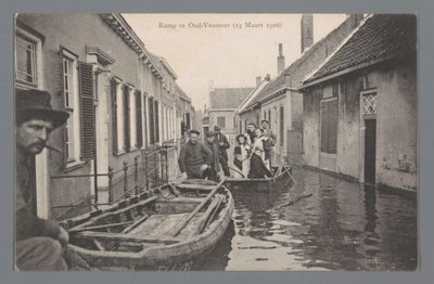 1906 年 3 月 13 日のアウド フォスメールの災害 作： Gebroeders van Straaten