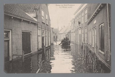 1906 年 3 月 13 日のアウド フォスメールの災害 作： Gebroeders van Straaten