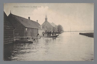 1906 年 3 月 13 日のアウド フォスメールの災害 作： Gebroeders van Straaten