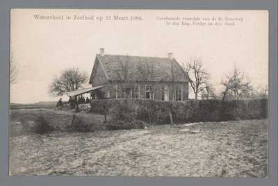 1906 年 3 月 12 日のゼーラント州の洪水 作： Gebroeders van Straaten