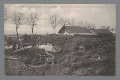 1906 年 3 月 12 日のゼーラント州の洪水 作： Gebroeders van Straaten